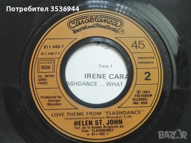Irene Cara - Flashdance ... What a Feeling , снимка 5 - Грамофонни плочи - 54387972