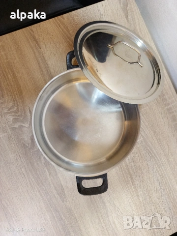 Продавам испанска тенджера/тиган, на марката MG Inox, 24/8см, снимка 7 - Съдове за готвене - 54353579