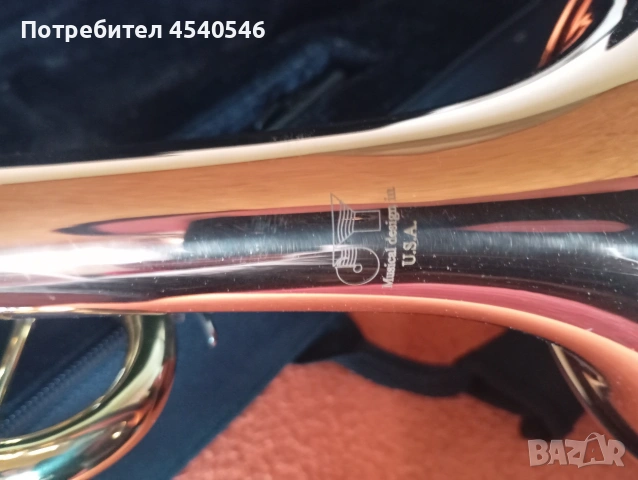 Тромпет като нов плюс твърд кейс, снимка 5 - Духови инструменти - 54068293