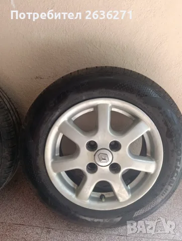 Алуминиеви джанти 14" с НОВИ гуми ДОТ 24, снимка 3 - Гуми и джанти - 55656650