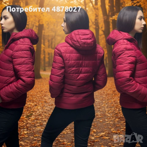 Топло капитонирано яке – практично, стилно и удобно всеки ден. BENETHON, снимка 2 - Якета - 55274102