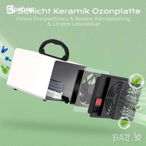 Чисто нов мощен озонатор Kasakily 28g/h генератор на озон за кола и помещения до 300кв.м.  , снимка 6 - Други - 54972022