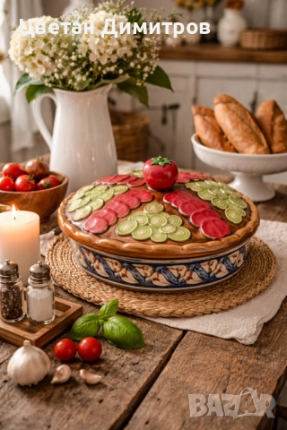 керамична цветна купа за приготвяне, ръчна изработка 