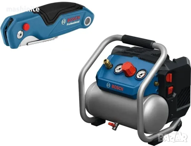 Акумулаторен компресор Bosch 18V GKO18V-51 , 51 л/мин, 8 барa 