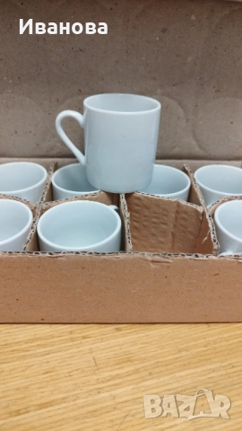 Нови порцеланови чашки за кафе