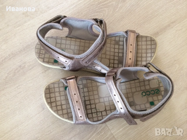 Удобни сандали Ессо - естественна кожа.., снимка 3 - Сандали - 54303905