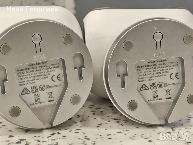 Eufy Indoor Cam S360 4K wifi6, снимка 5 - Комплекти за видеонаблюдение - 55130637