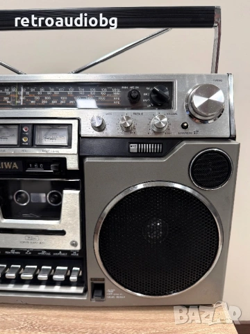 🔈Ретро радиокасетофон  AIWA TRP-955K -  boombox - Japan🔈, снимка 4 - Радиокасетофони, транзистори - 54638676