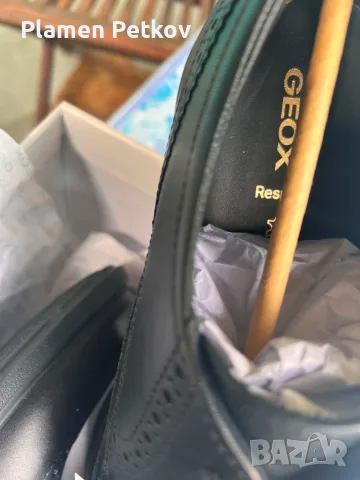 GEOX италиански кожени обувки "Oxford style", снимка 2 - Официални обувки - 55428778