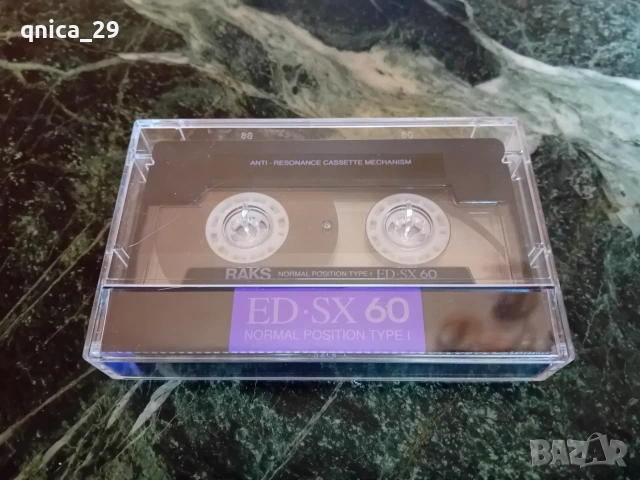 RAKS ED-SX 60 аудио касета, снимка 3 - Декове - 55276810