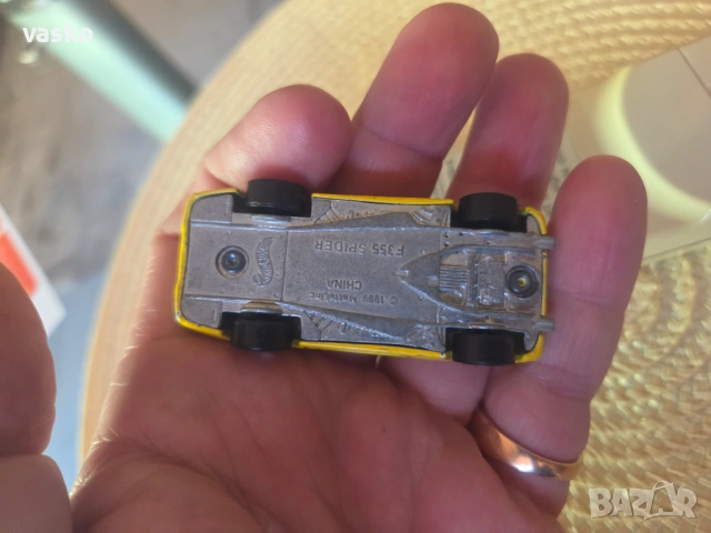Hotwheels Ferrari F350 Spider 1999 China, снимка 5 - Колекции - 54099967