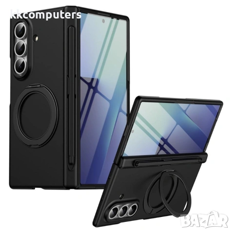 Калъф за Samsung Galaxy Z Fold8 със Стойка, Писалка и Протектор – 4 цвята