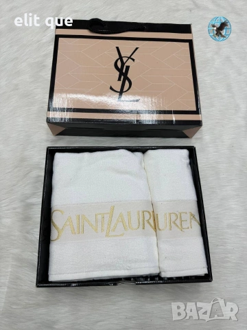 плажни кърпи 90×50см 70×140см 2 броя в кутия Burberry Yves Saint Laurent Tommy Hilfiger versace  , снимка 9 - Хавлиени кърпи - 55217814