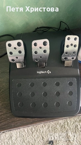 Комплект Logitech G29 Racing Weel + Shifter в гаранция до 28.12.27г., снимка 6 - Игри за PlayStation - 54909742