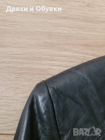 Черно яке естествена кожа HEMA , снимка 10 - Якета - 54318002