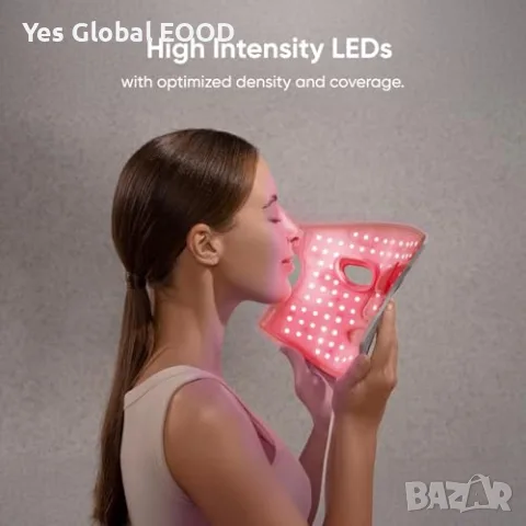 Nanoleaf LED маска за светлинна терапия с 7 режима, снимка 2 - Друго оборудване - 55324463