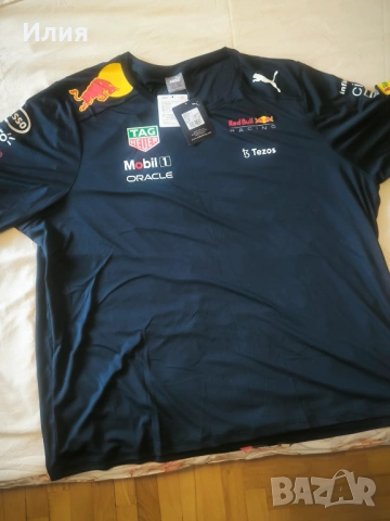 Red Bull Racing F1 Formula One Racing Team Aston Martin, Puma оригинална тениска XXXL, снимка 4 - Тениски - 54479614