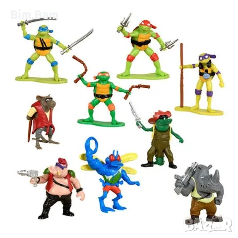 Мини фигурка-изненада Костенурките Нинджа TMNT Mutant Mayhem/ Nickelodeon, снимка 2 - Фигурки - 55413732