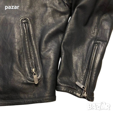 HARLEY DAVIDSON Мъжко Оригинално Кожено Яке L-XL, снимка 7 - Якета - 54664159