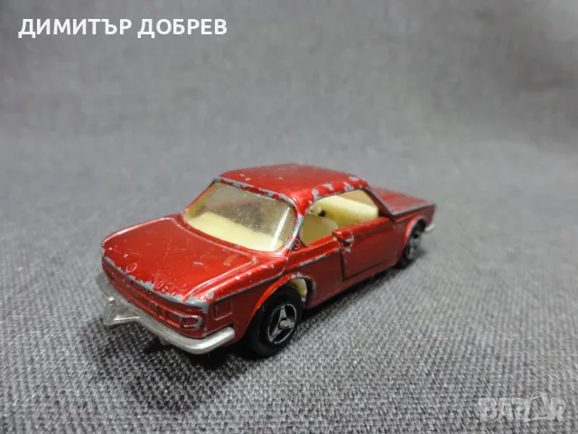 СТАРА РЕТРО МЕТАЛНА КОЛИЧКА MAJORETTE 235 BMW 3.0 CSI E9, снимка 4 - Колекции - 55428259