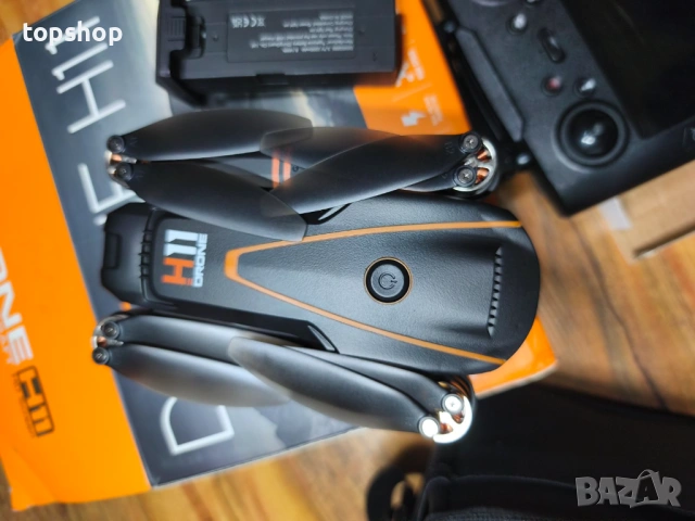 GPS Дрон TOPBLASTERBOX H11 – 4K Камера, EIS Стабилизация и Дистанционно с HD Екран, снимка 4 - Дронове и аксесоари - 53990837