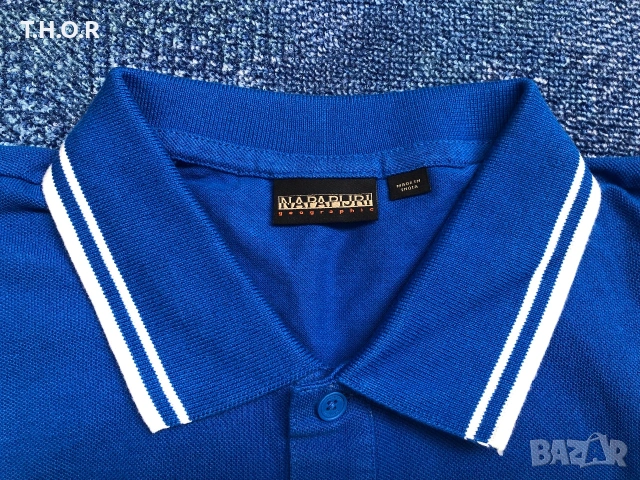 Napapijri Polo Shirt ОРИГИНАЛНИ мъжки поло тениски - M/L/XL, снимка 3 - Тениски - 54982085