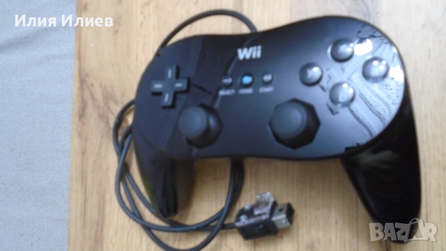 Nintendo Wii - Original Classic Gamepad Controller Black RVL-005 (02), снимка 2 - Аксесоари - 54101053