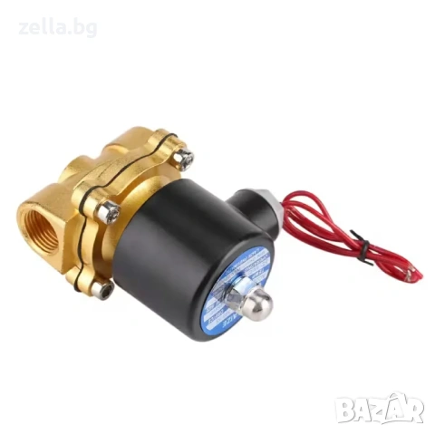 Електромагнитен клапан 220V 1/2 инча, нормално затворен – месинг, NBR уплътнение – за вода 10302, снимка 7 - Аксесоари и консумативи - 54663223