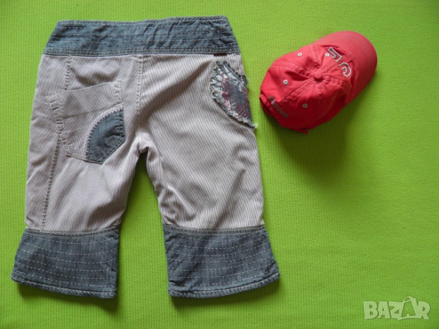 Ефектни дамски бермуди с подарък шапка, снимка 2 - Къси панталони и бермуди - 54312702