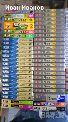 Metal IV аудиокасети TDK, SONY, AXIA, MAXELL метална лента, снимка 2 - Аудио касети - 44639288