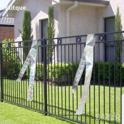 Холограмна лента против птици 50 м (4.5 см), снимка 4 - Други стоки за дома - 54219555