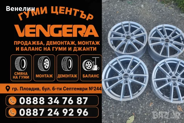 Алуминиеви джанти за BMW X1,VW, Audi 5/112/17цола