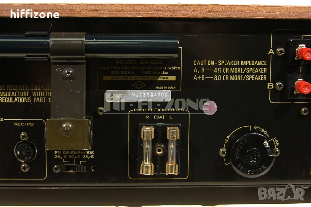 Ресивър  Pioneer sx-535, снимка 8 - Ресийвъри, усилватели, смесителни пултове - 54698802