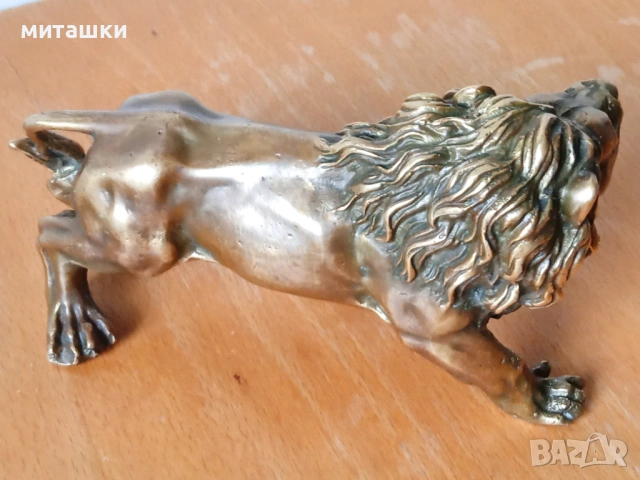 Бронзова пластика лъв, снимка 3 - Декорация за дома - 54137522