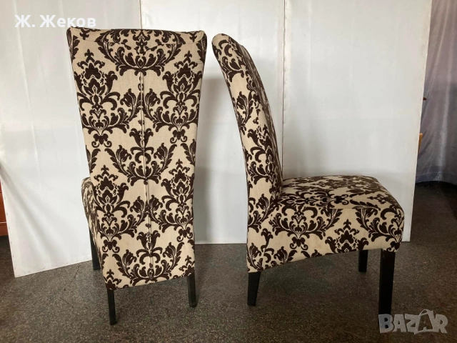 Шест тапицирани стола за трапезария, снимка 4 - Столове - 54122130