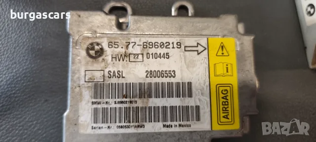 Модул Airbag 65.77-6960219 Bmw 730D E65 3.0D - 231к.с. 2005г, снимка 2 - Части - 55662389
