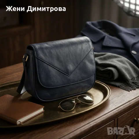 Елегантна дамска чанта през рамо с регулируема дръжка  Компактен модел 19 x 25 см в различни цветове, снимка 4 - Чанти - 55546458