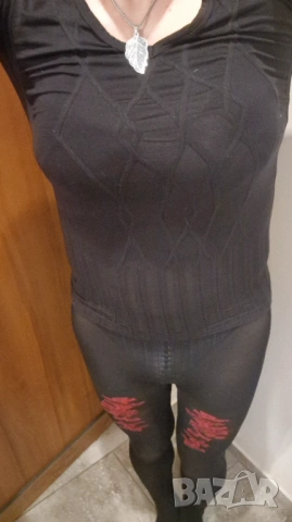 Дамска ефектна блузка, снимка 4 - Блузи с дълъг ръкав и пуловери - 54062827