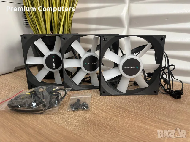Вентилатор за компютър DeepCool DF120 aRGB - 3бр