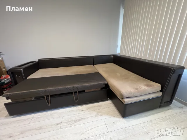 Ъглов диван, разтегателен , снимка 6 - Дивани и мека мебел - 55549536