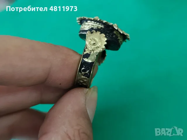Стар болярски пръстен, снимка 3 - Колекции - 55526105