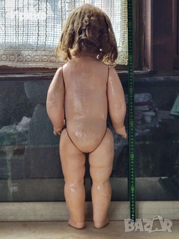 Антична кукла от композит 1940-50 г, 67 см., снимка 13 - Кукли - 54238174