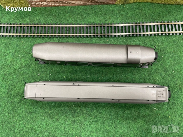 Вагон пътнически поща 4-осен Роко HO 1:87 влак ЖП модел, снимка 5 - Колекции - 54009819