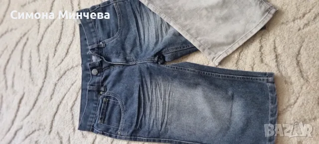 Къси дънкови панталони за тийнейджър и подарък бански H&M, снимка 4 - Детски къси панталони - 55361480