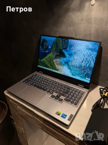 КАТО ЧИСТО НОВ Lenovo LOQ 15 | RTX 3050 | i5-12450HX | 16GB RAM, снимка 8 - Лаптопи за игри - 55645766