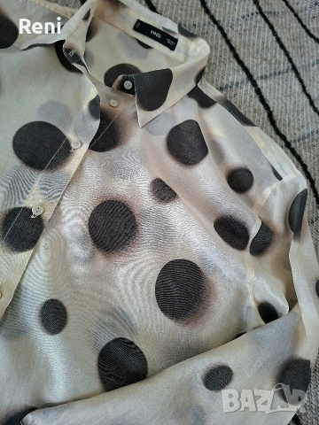 Разкошна риза на Mango, нова, снимка 6 - Ризи - 54170767