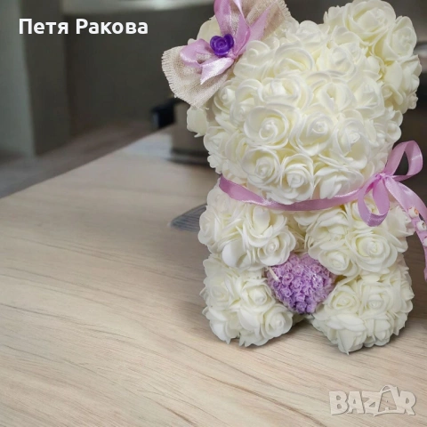 Елегантно ръчно изработено мече подходящ подарък за всеки повод, снимка 2 - Декорация за дома - 54518899