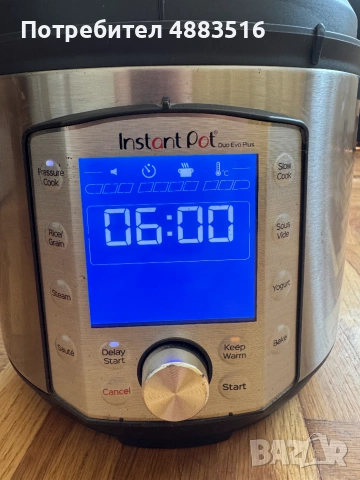 Instant Pot Duo Evo Plus 5.7 литра, снимка 5 - Мултикукъри - 55250453
