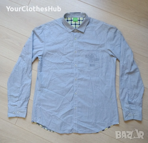 Boss Hugo Boss Boss Green Premium Sportswear XL size Мъжка риза 100% памук