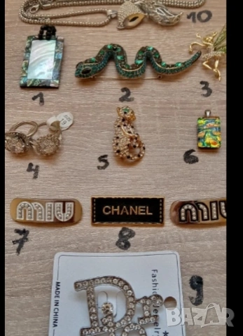 Колие,медальон.Гривна.Chanel, Miu-Miu. Diyor 